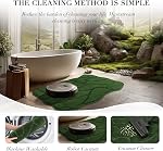 Règles de salle de bains 32 x 20 Règles de douche en microfibre ultra doux et antidérapant pour salle de bain
