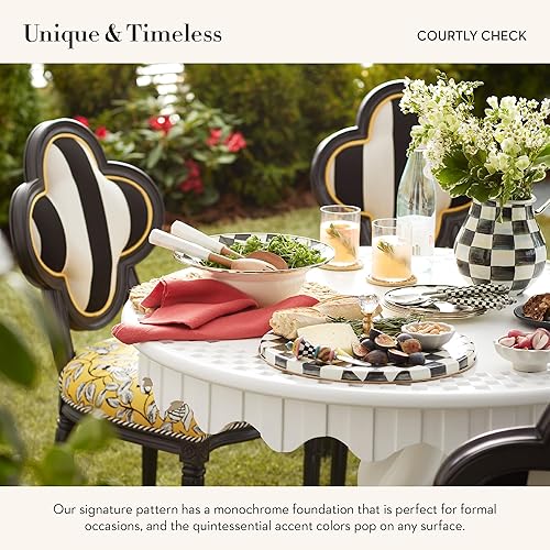 Miniatura 3 de MACKENZIE-CHILDS Courtly Check - Cuenco grande de 12 pulgadas esmaltado