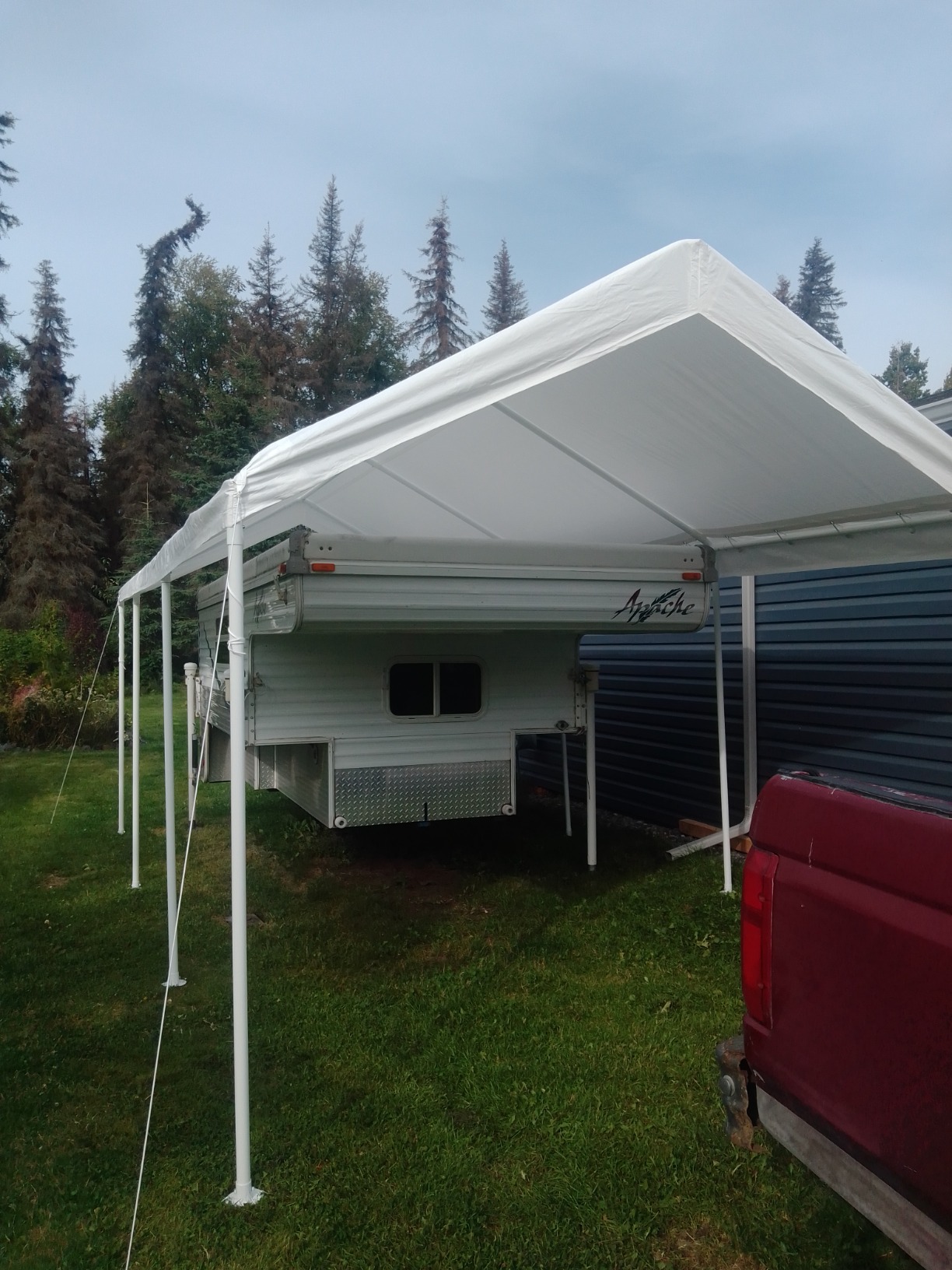 47/mo Finance Abba Patio 12 x 20 ft Heavy Duty Carport Car Canopy