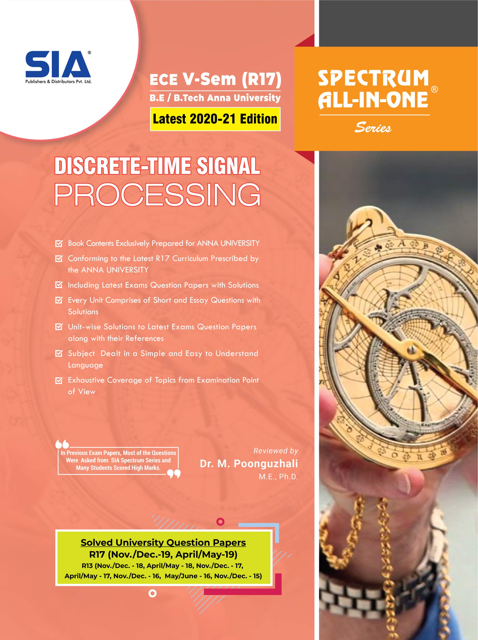 Discrete Time Signal Processing, B.E/B.Tech V-Semester (R-17) (Anna University) Electronics and Communication Engineering (ECE) Latest 2020-21 Edition