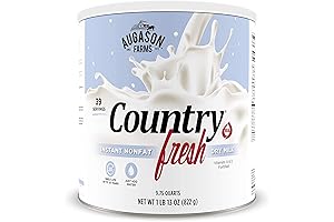 Augason Farms 10 Can Clearance Sale Country Fresh 100% Real Instant Nonfat...