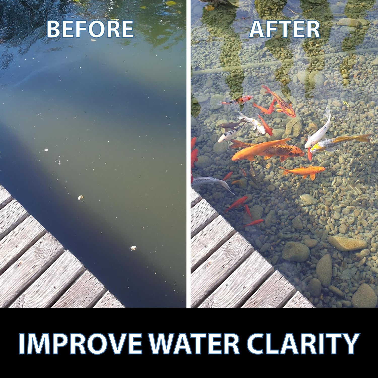 CrystalClear Nature's Choice Barley Straw Pellets, Natural Clarifier to Clear Cloudy Outdoor Ponds, Fountains & Water Gardens, Koi Fish Safe, 5 lbs