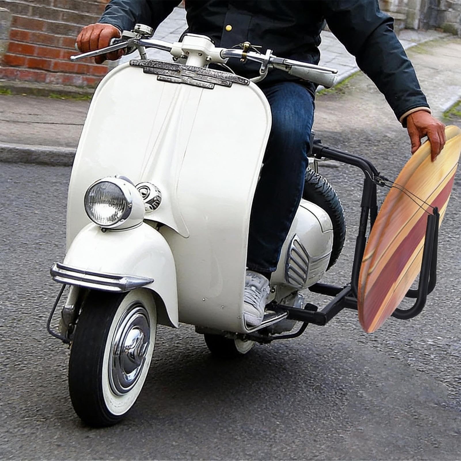 Soporte Para Tabla De Surf Para Bicicleta De Montaje Ajustable Y Portátil | Soporte Portátil Para Tablas De Surf En Bicicleta Para Scooter Motocicleta Y Bicicletas De Carretera O
