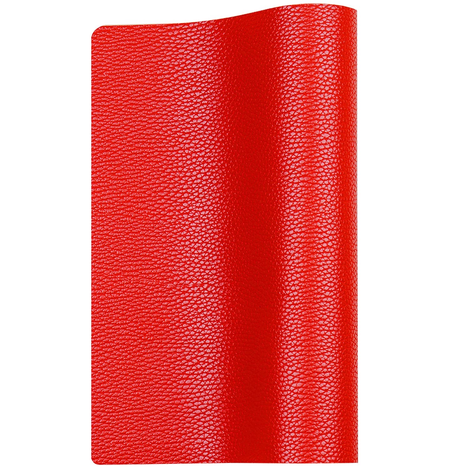 RamyaFaux Leather Sheets 7.8 inches X 53 inches (20 cm X 135 cm), Very Suitable for Making Leather Earrings, Hair Bows and DIY Crafts Projects (Red)