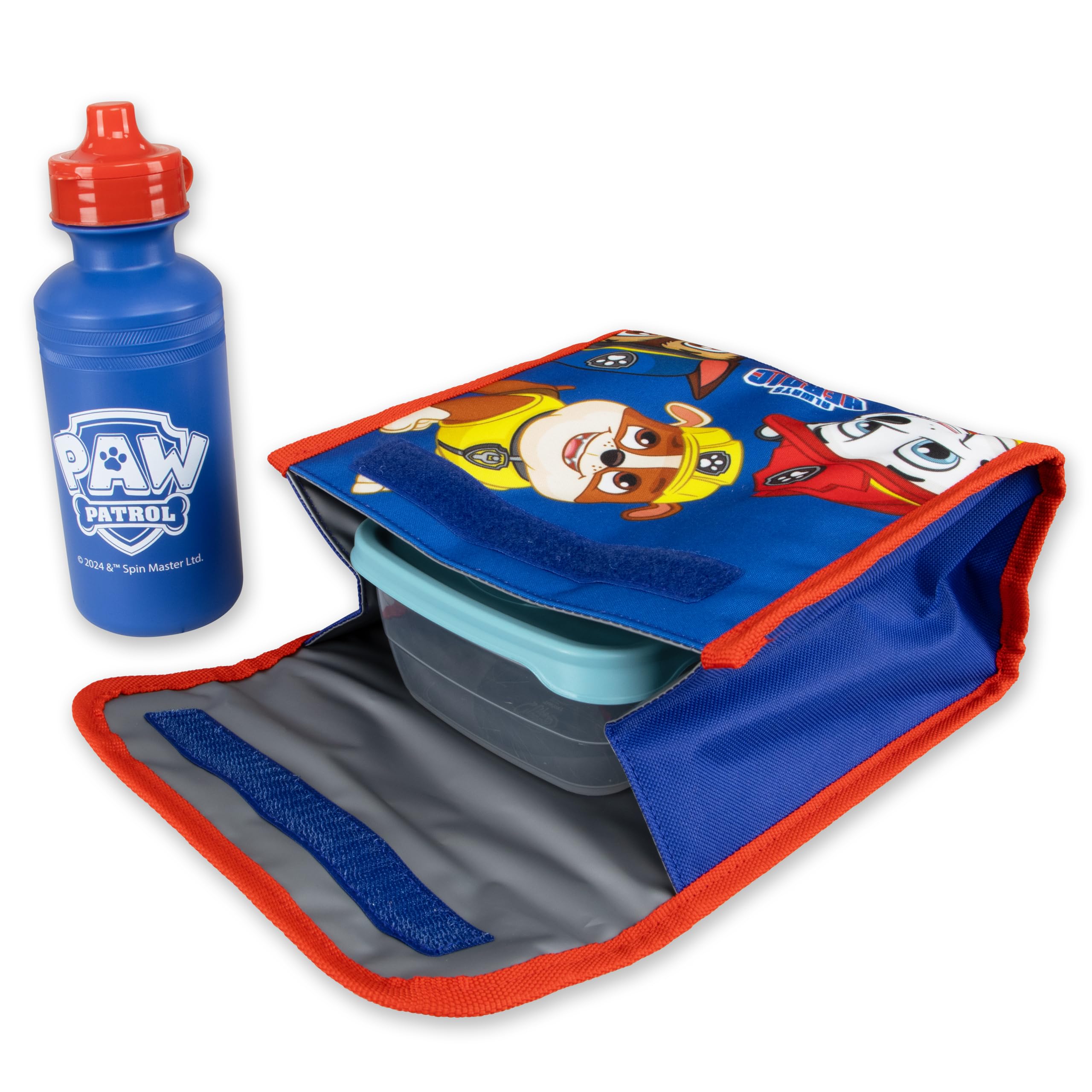 Paw Patrol Zaino Set Da 3 Pezzi | Marshall, Rubble E Chase Zaino Ragazzo | Zaino Scuola | Cartella Scoula | Borsa Per Bambini | Blu One Size