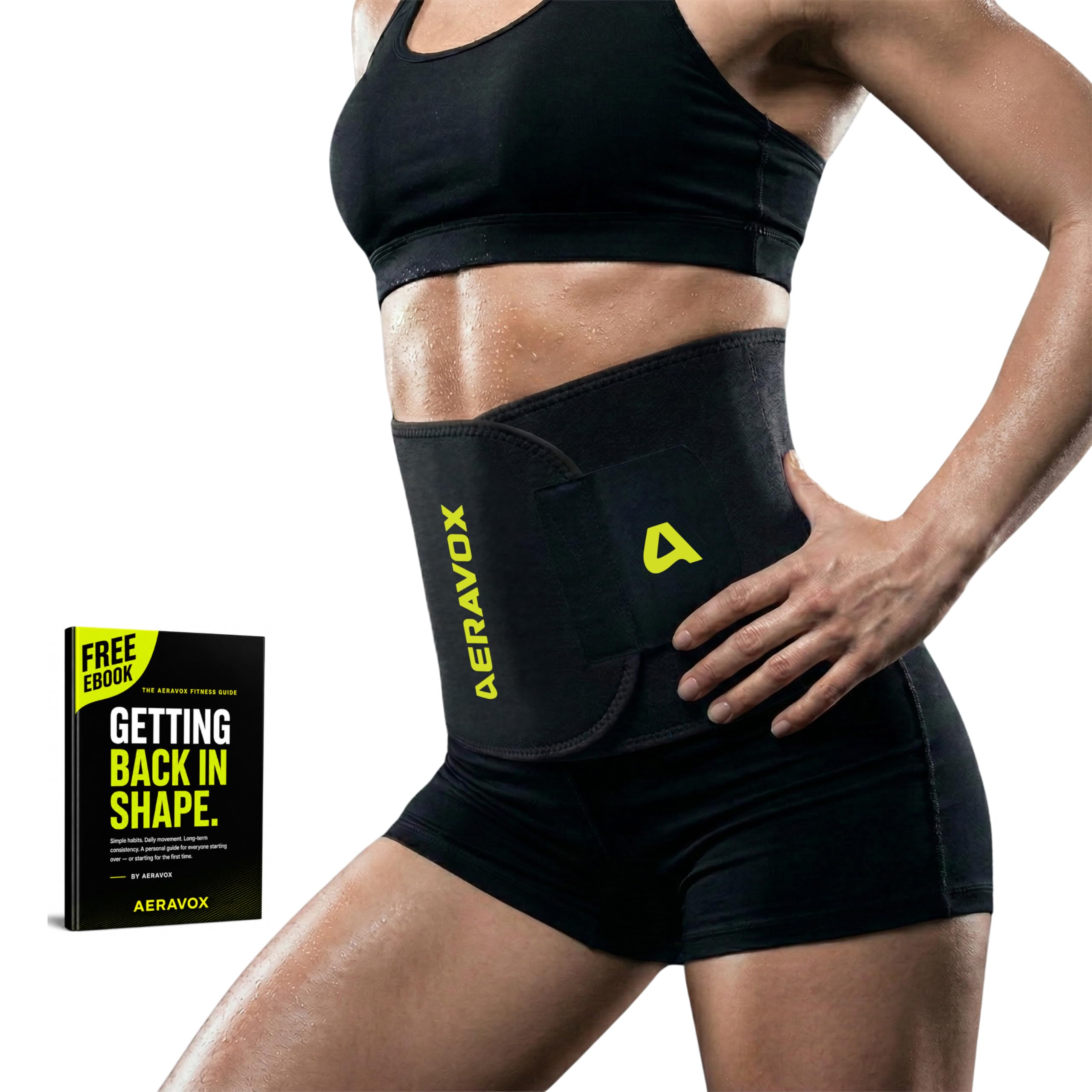 Unisex Belly Fat Burner Belt, Sweat Belt for Women Fat Burner, Belly Fat Belt for Women, Tummy Weight Loss Sweat Slim Belt for Men, Waist Trimmer for Workout Black-picture-33