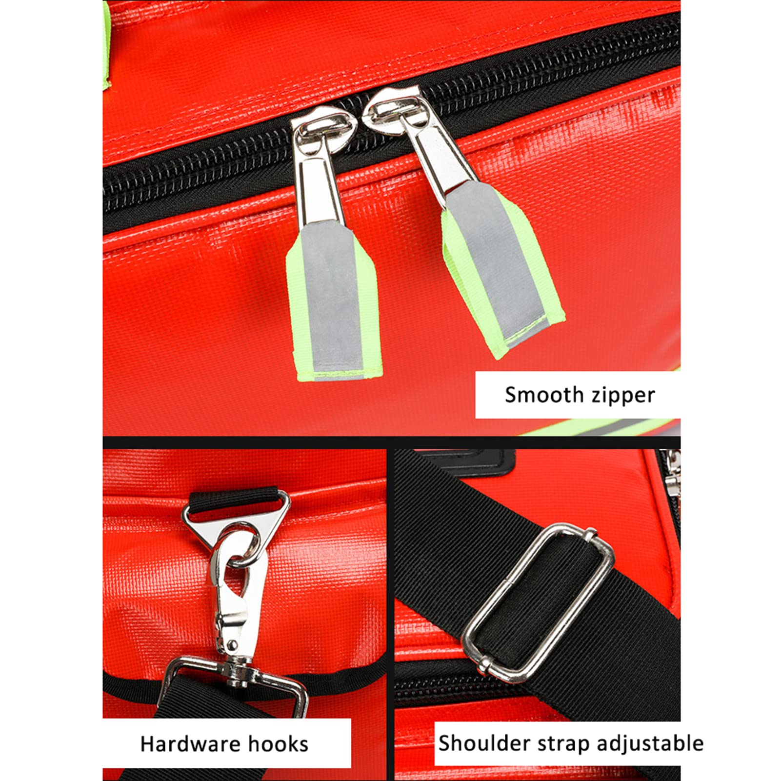 Leeres Erste-Hilfe-Set, wasserdichte, kompakte Notfall-Trauma-Tasche für Zuhause, Büro, Auto, Reisen, Outdoor, Camping, Wandern, Bootfahren