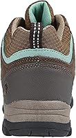 Vista 4 de Northside Womens Pioneer Mid cuero impermeable senderismo zapato
