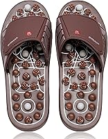 Vista 1 de BYRIVER - Pantuflas de masaje de pies p/usar debajo del escritorio, reposapiés, acupresión, alivio del estrés, dolor de la fascitis plantar