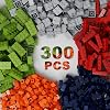 300 Pcs Classic Building Bricks, Bulk Bricks,Compatible with Major Brands Parts and Pieces, Creative Building Block Toys for Boys Girls Ages 6 7 8 9 10 Year Old