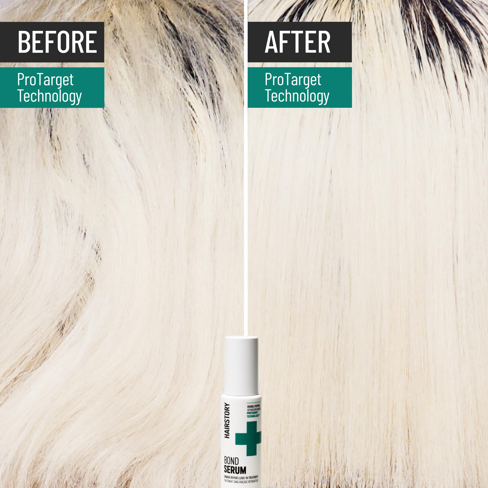 Hairstory Bond Serum, Damage Repair Leave In Treatment, Minimize Breakage & Hair Loss, Nourish & Moisturize Strands, Protects from Heat - Image 4