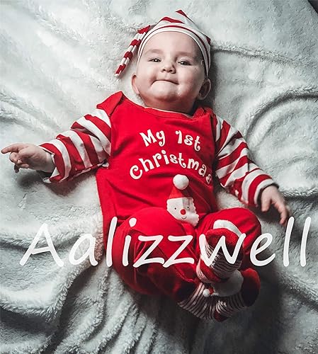 Miniatura 3 de Aalizzwell Traje de Navidad para bebés, niños y niñas, traje de Navidad, mameluco de elfo y Papá Noel
