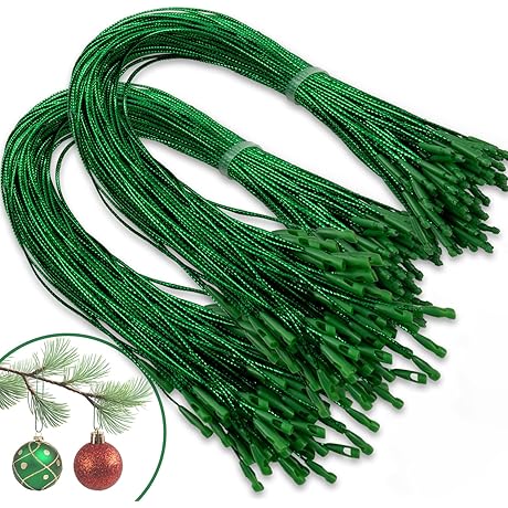 200 Christmas Tree Fasteners for Ornaments