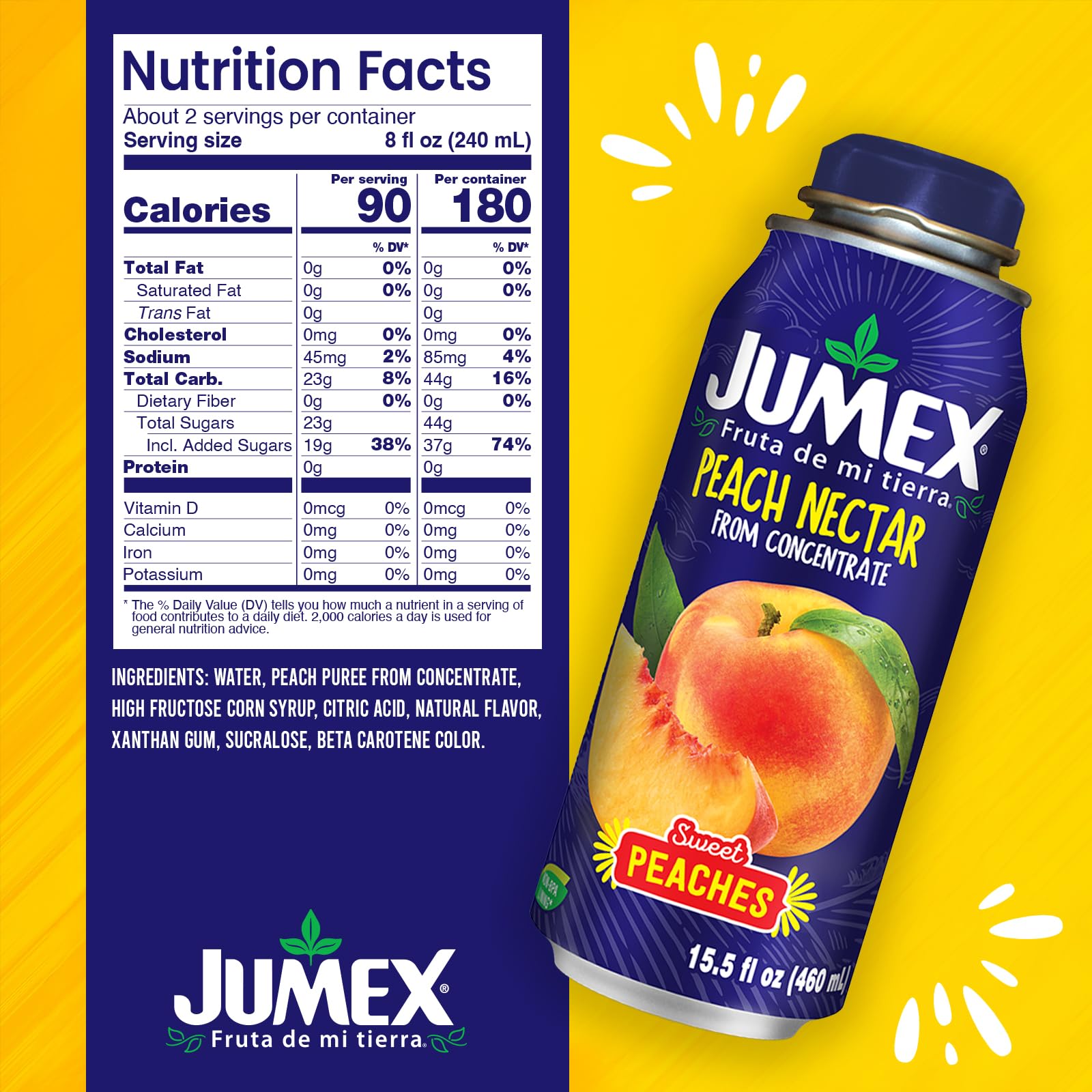 Amazon.co.jp: Jumex ラタ ボテラ ピーチ、16.5オンス (12個
