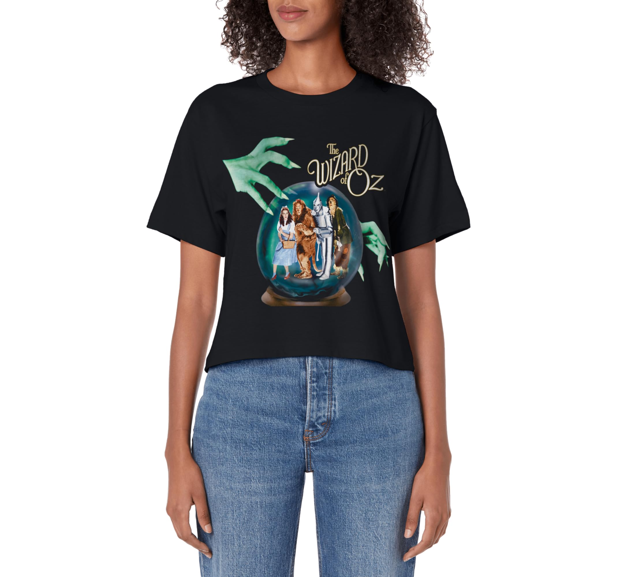 Wizard of Oz Crystal Ball Women's Crop Top