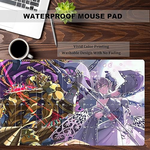 Miniatura 9 de Alfombrilla de juego de Labrynth para competición de juegos, con diseño de flash de bronceado láser, cubierta de carpeta de tarjetas de 23.6 x 13.7