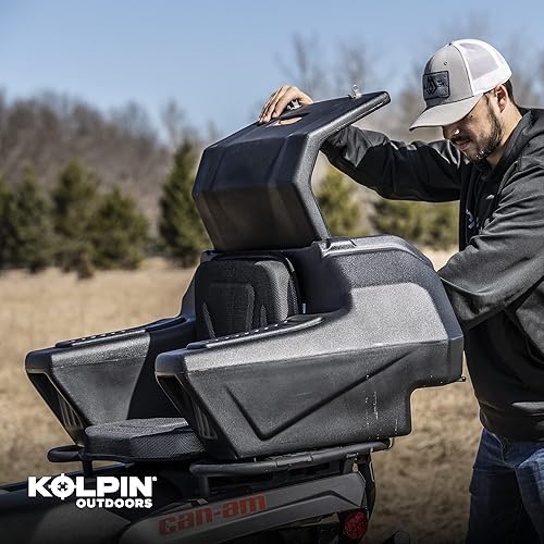 Vista 4 de Kolpin Asiento para ATV con caja de almacenamiento para casco con llave