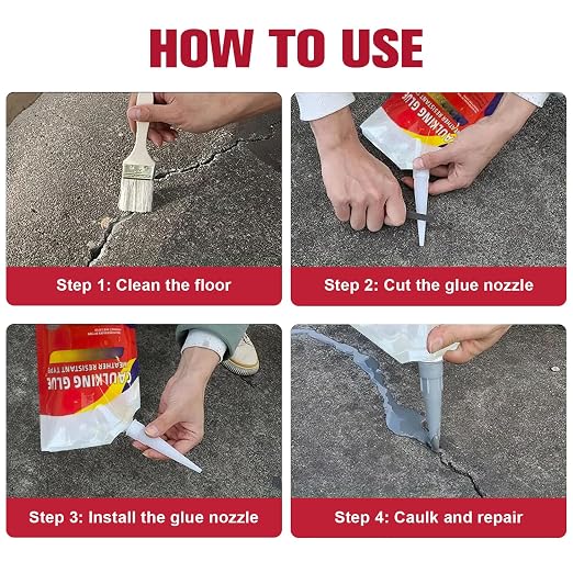Sellador impermeable para grietas en concreto 500g miniatura 5