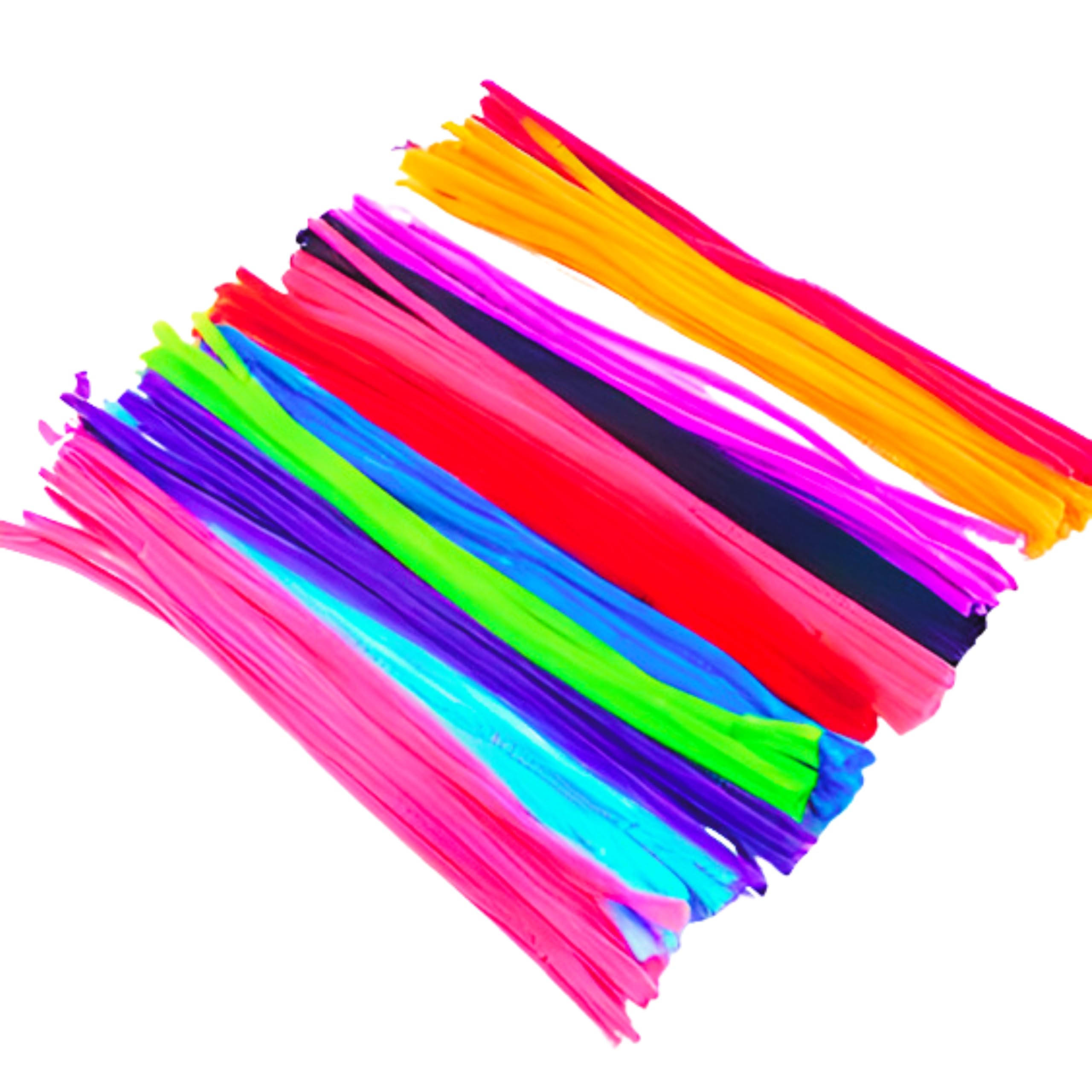 Haste De Chenille Colorida 30cm 25 Unidades Artesanato Limpeza Cr...