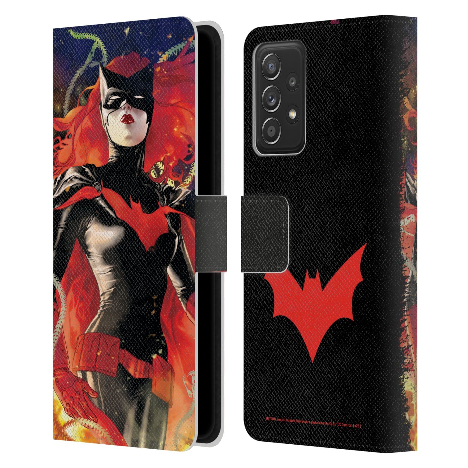 Funda Samsung Galaxy A53 5G Batman carcasa libro de cuero con soporte 7