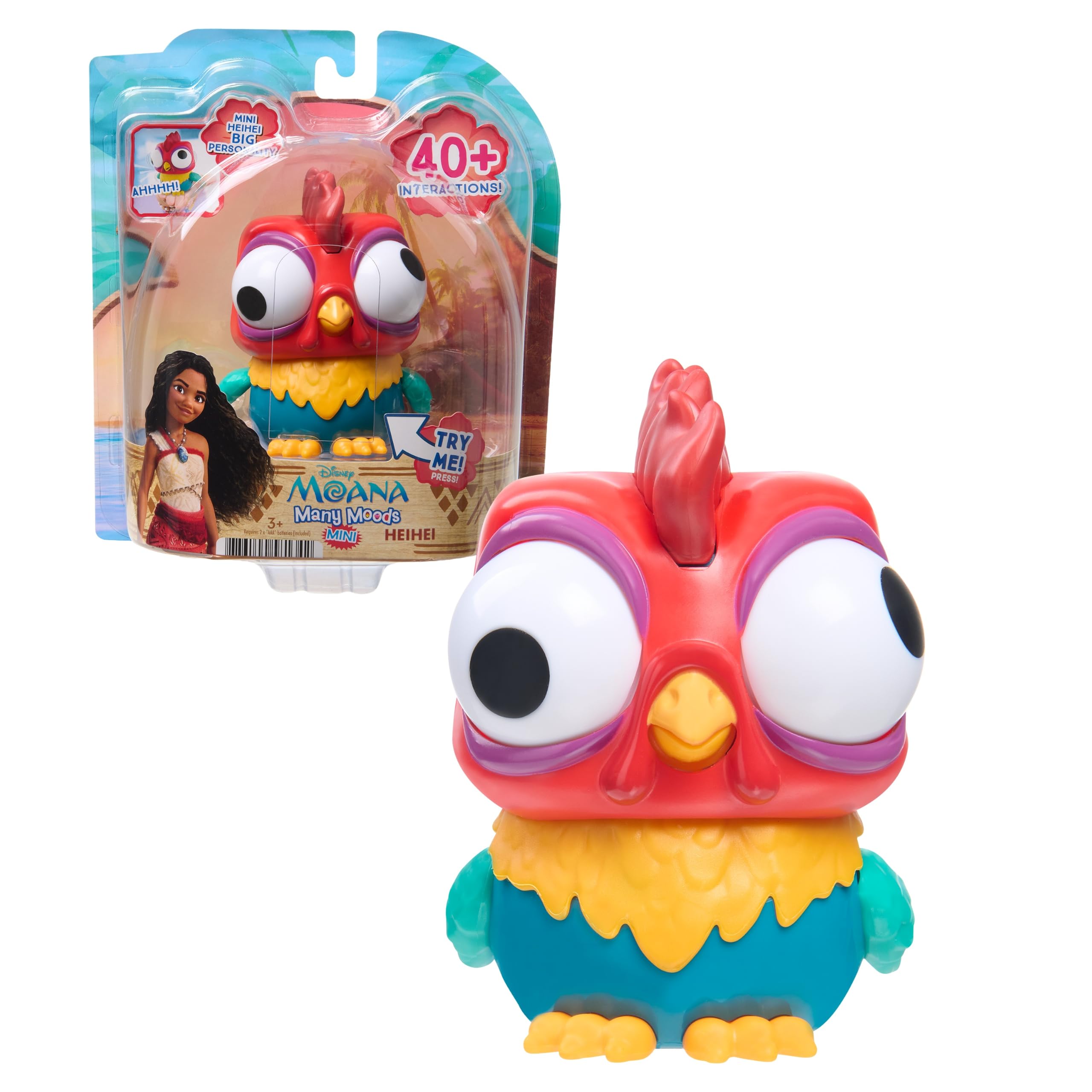 Disney Moana Many Moods Mini Heihei Interactive Toy