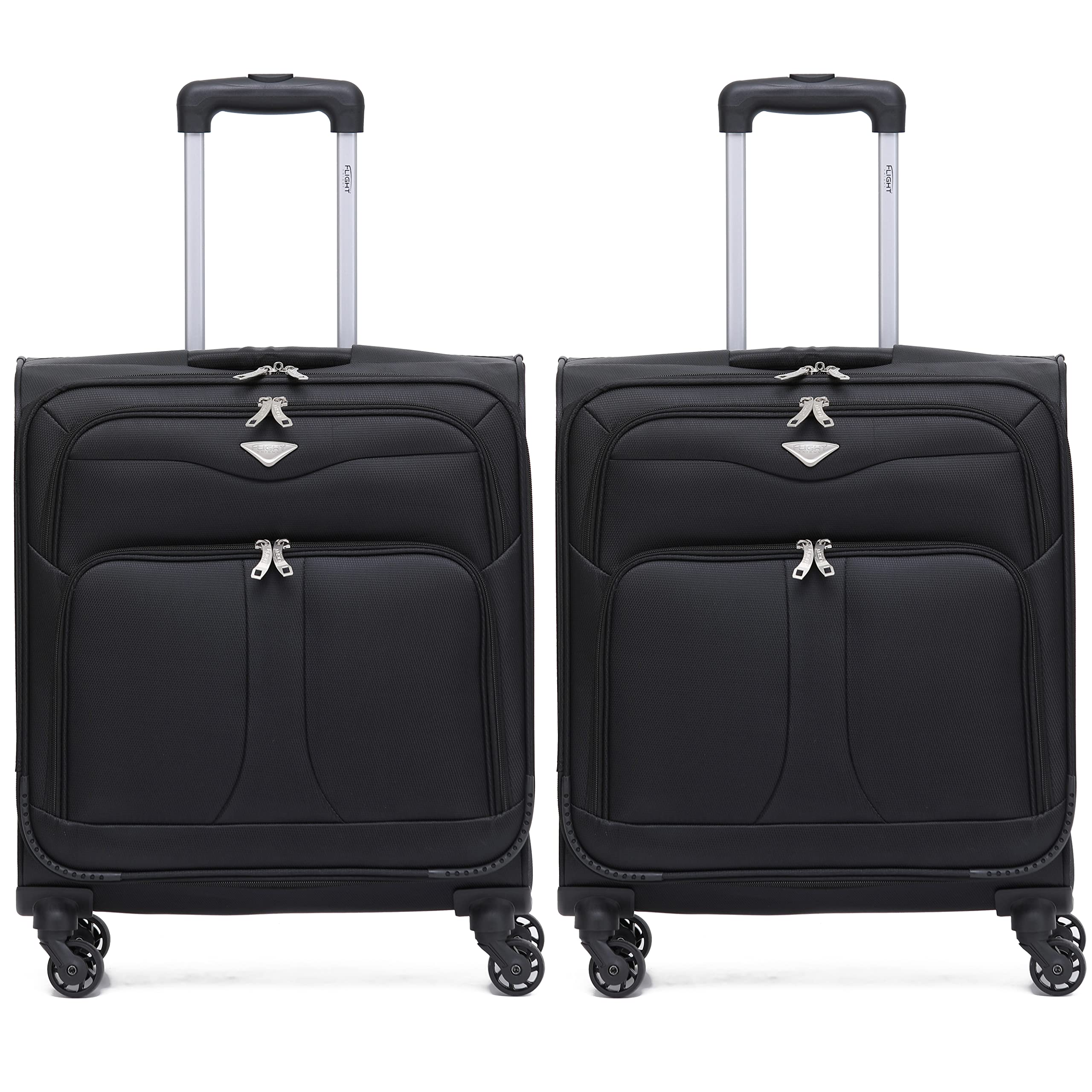 Flight Knight Lightweight 4 Wheel 800D Soft Case Suitcases Anti Crack Cabin & Hold Luggage Options Approved for Over 100 Airlines Including easyJet, BA & Many More! — view 74
