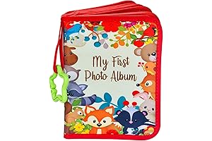 ToddleBee Baby Photo Album Soft, First Year Memories
