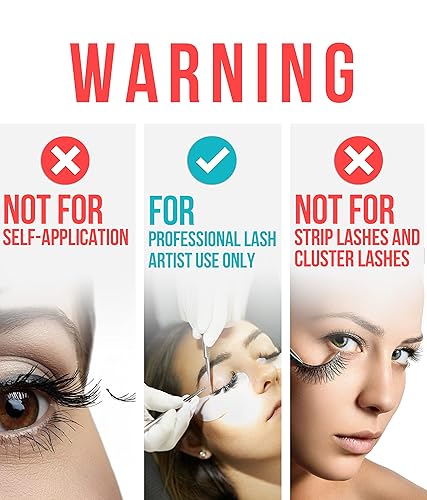 Miniatura 3 de Pegamento para extensión de pestañas Lightning Speed de 0.2 fl oz y suero de pestañas Stacy de 0.2 fl oz para crecimiento y grosor de pestañas,