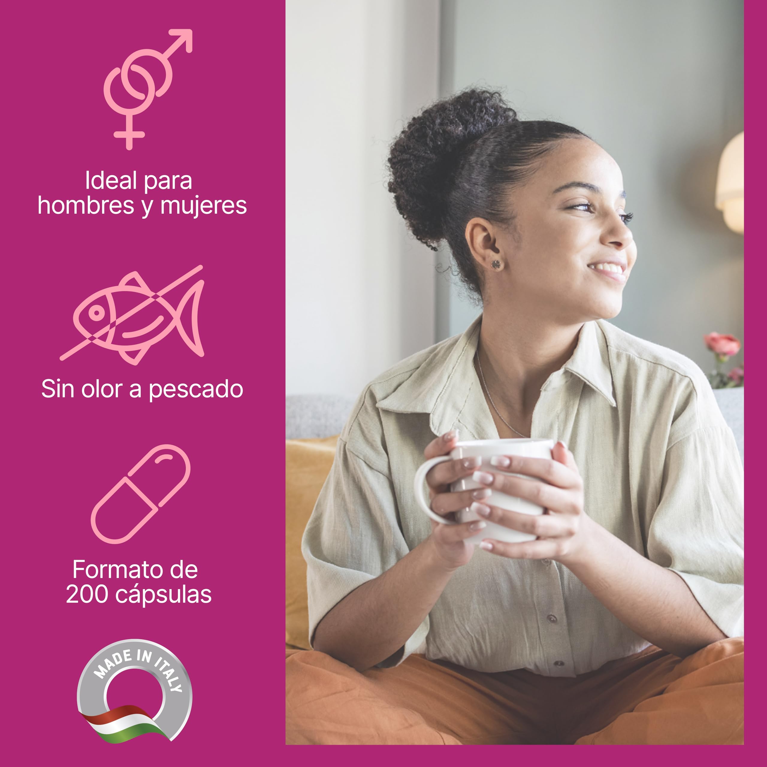 SWISSE - Omega 3 IFOS Certificado 5 Estrellas, 200 Cápsulas Blandas con 1500 mg de Aceite de Pescado, Vitamina E, 233 mg EPA y 135 mg DHA por Dosis - Suplementos para Cerebro y Corazón, Made in Italy