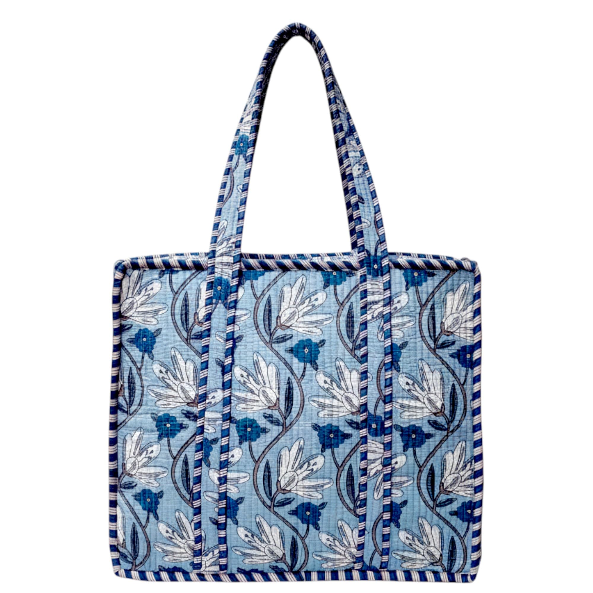 COTSILER Women Tote Bags Lightweight 18x16 Zipper Travel Bag Purse Cotton Shoulder Tote Bags For Shopping Grocery Beach