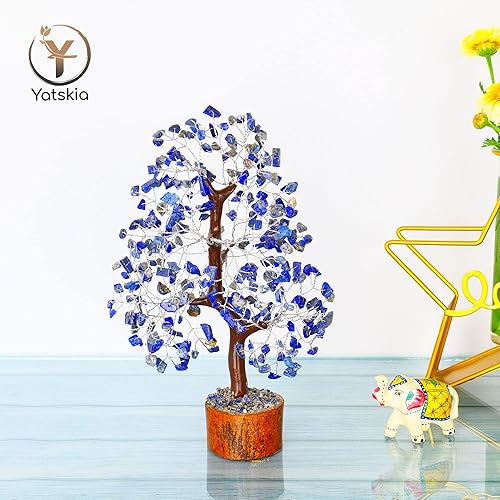 Miniatura 4 de Cristal de lapislázuli, árbol de cristal, decoración de Feng Shui, árbol de la vida, accesorios de meditación, regalos espirituales para mujeres,