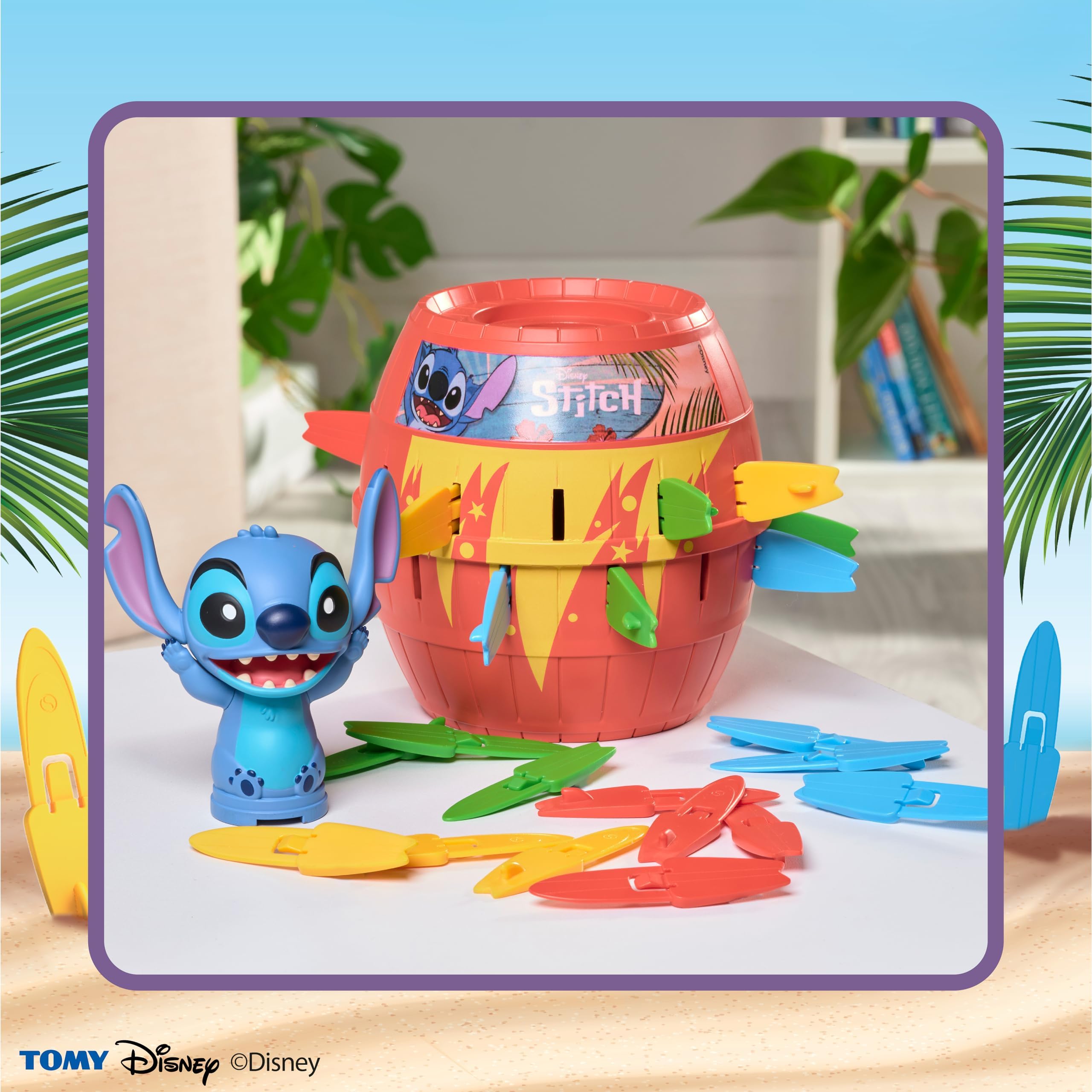 TOMY Disney Pop Up Stitch Action Board Game, Fun Family and Kids Game for Ages 4+, Preschool Children’s Game for Boys Girls, and Adults - Image 3