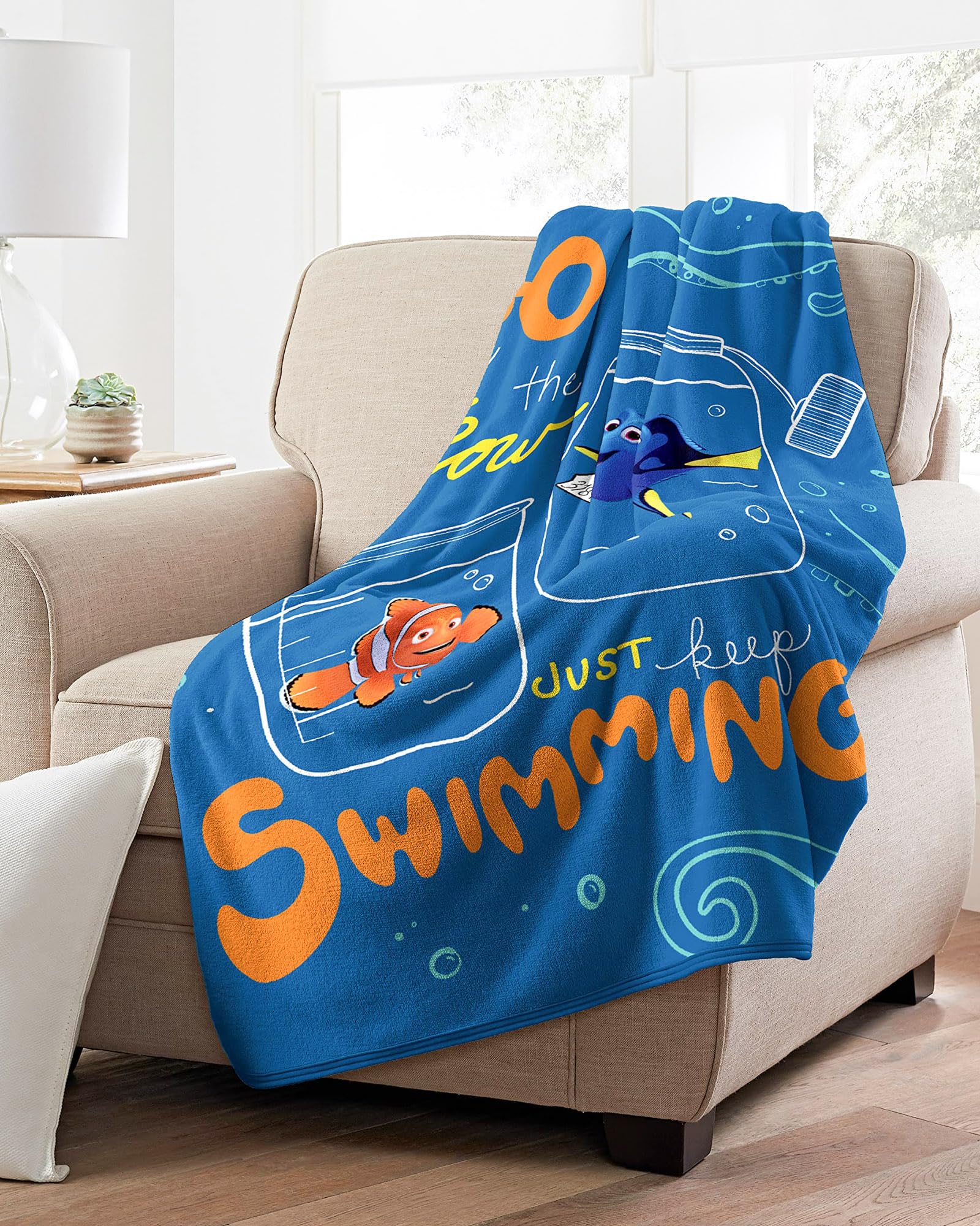その他 RonHarman Blanket Amazon.com: Northwest Finding Nemo Micro Raschel Throw Blanket, 46