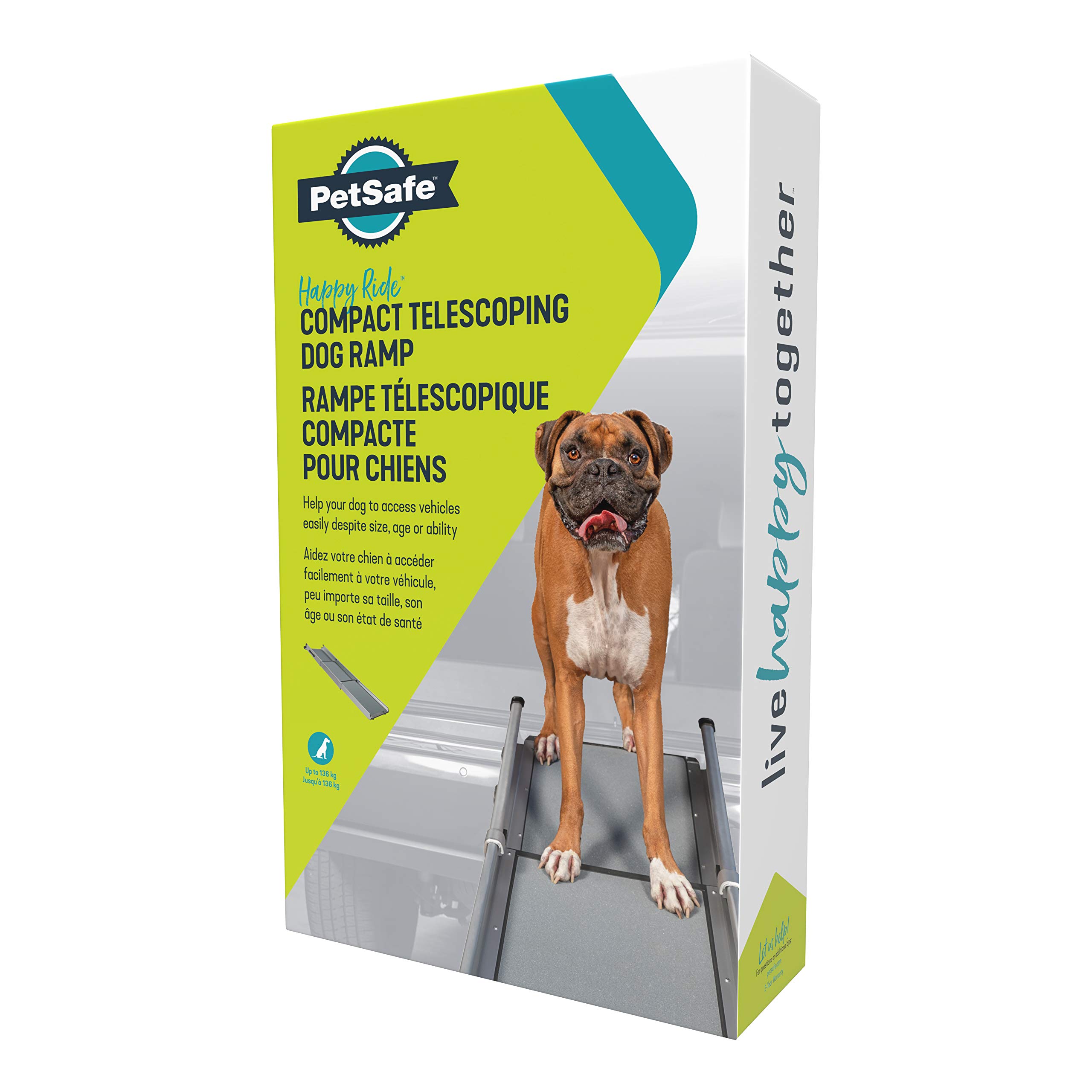 PetSafe Rampe télescopique compacte Happy Ride pour Chien 1 Unité