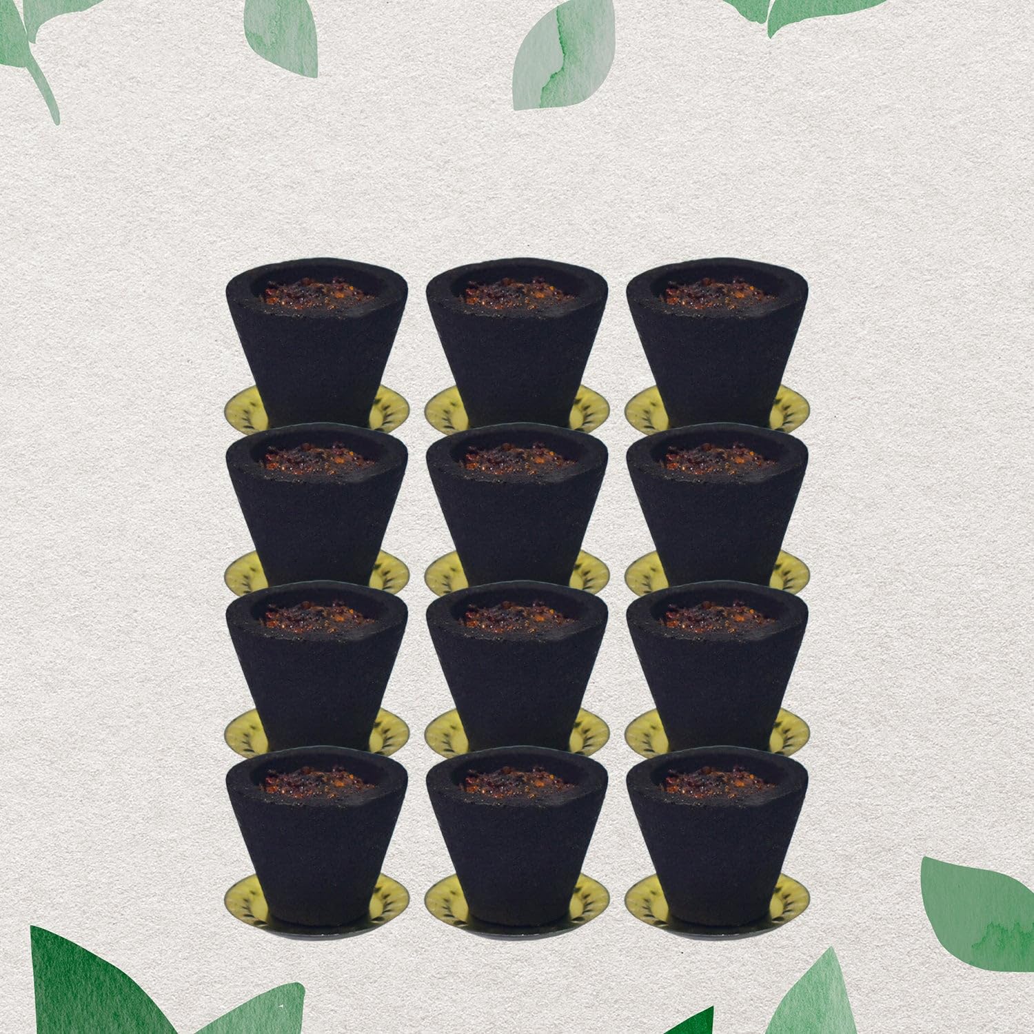Premium Gugal Sambrani Cup Sambrani Havan Cups (12 Pcs Set)-image-7