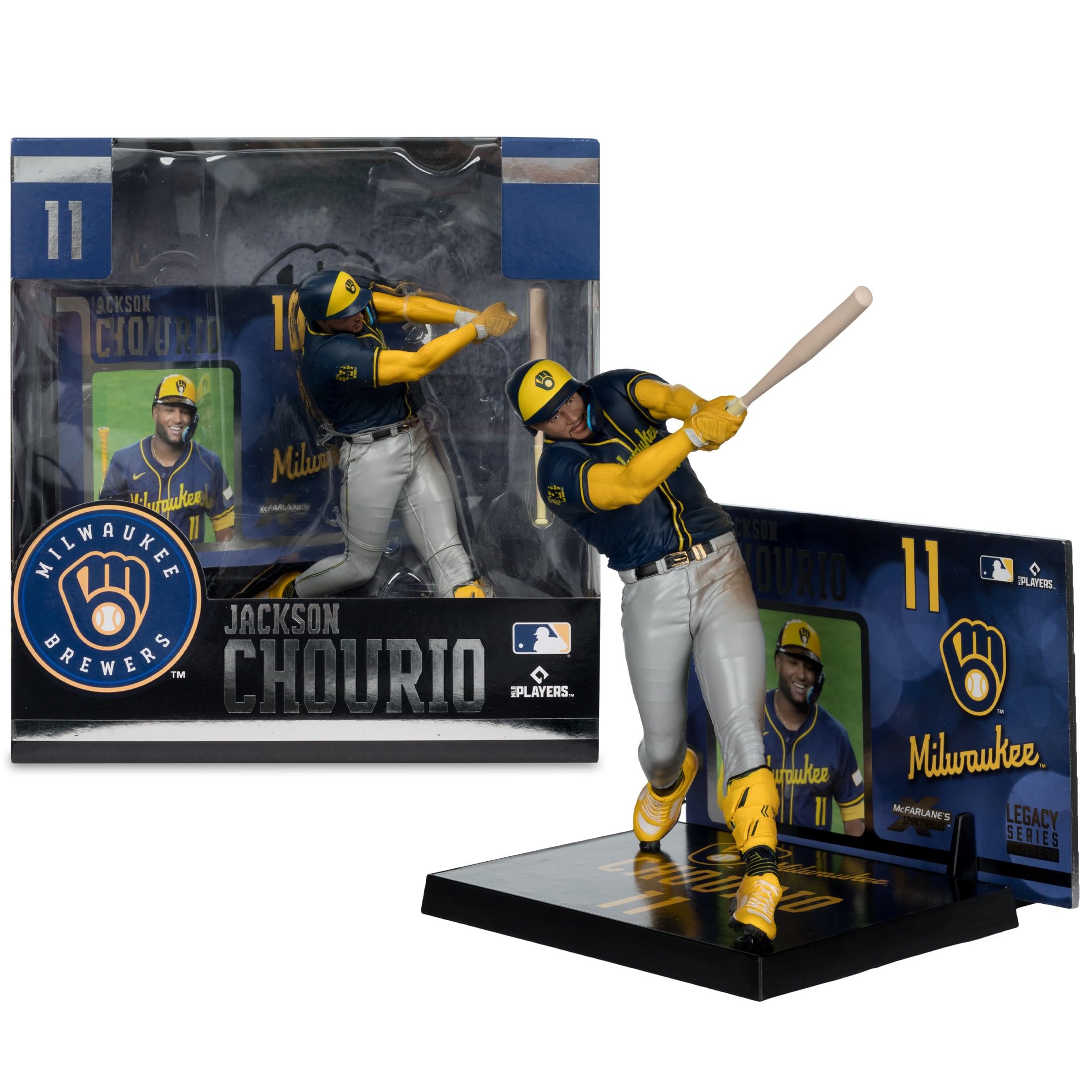 Amazon.com: Jackson Chourio (Milwaukee Brewers) McFarlane MLB 7