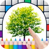 Trees & Leaves Color by Number - Free Pixel Art Game - Coloring Book Pages - Happy, Creative & Relaxing - Paint & Crayon Palette - Zoom in & Tap to Color - Share...