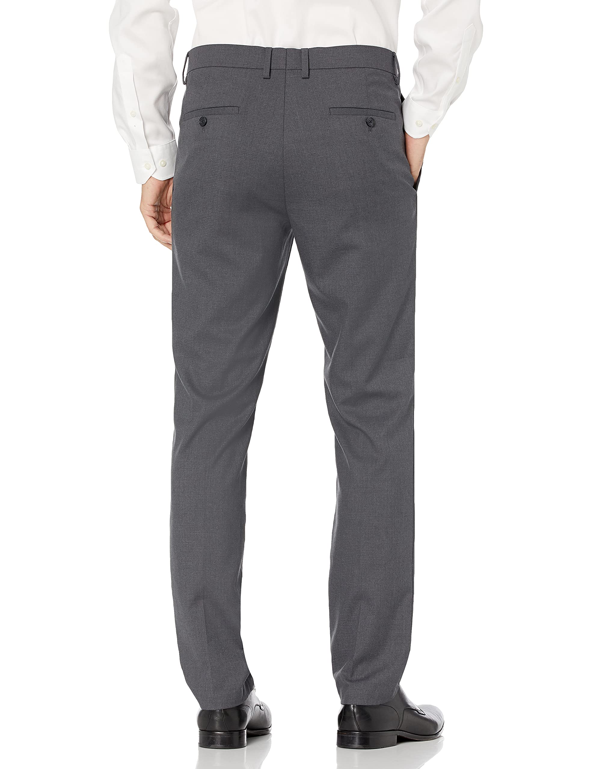 Kenneth Cole REACTION Stretch Patterned Slim Fit Dress Pant - Pantalones para Vestir Hombre