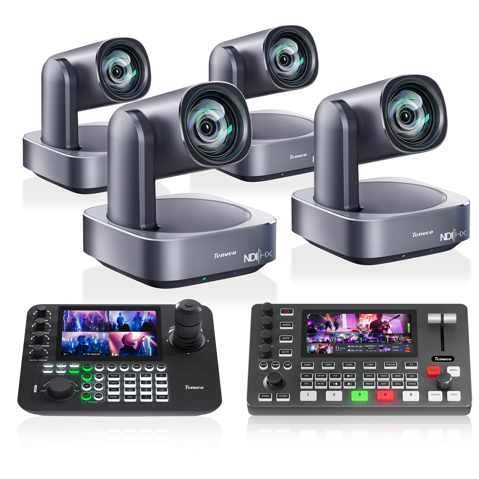 Amazon.com: Tenveo 4K NDI PTZ Camera and Controller Bundle/Kit, 4K