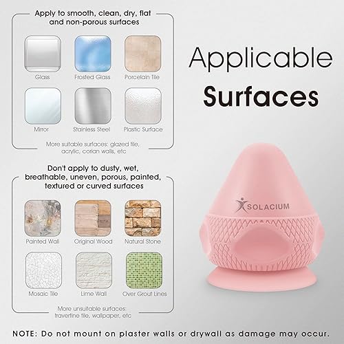 Miniatura 7 de Herramienta de terapia de masaje montable masajeador de pared con ventosa multisuperficie para dolores musculares, liberación miofascial, alivio del