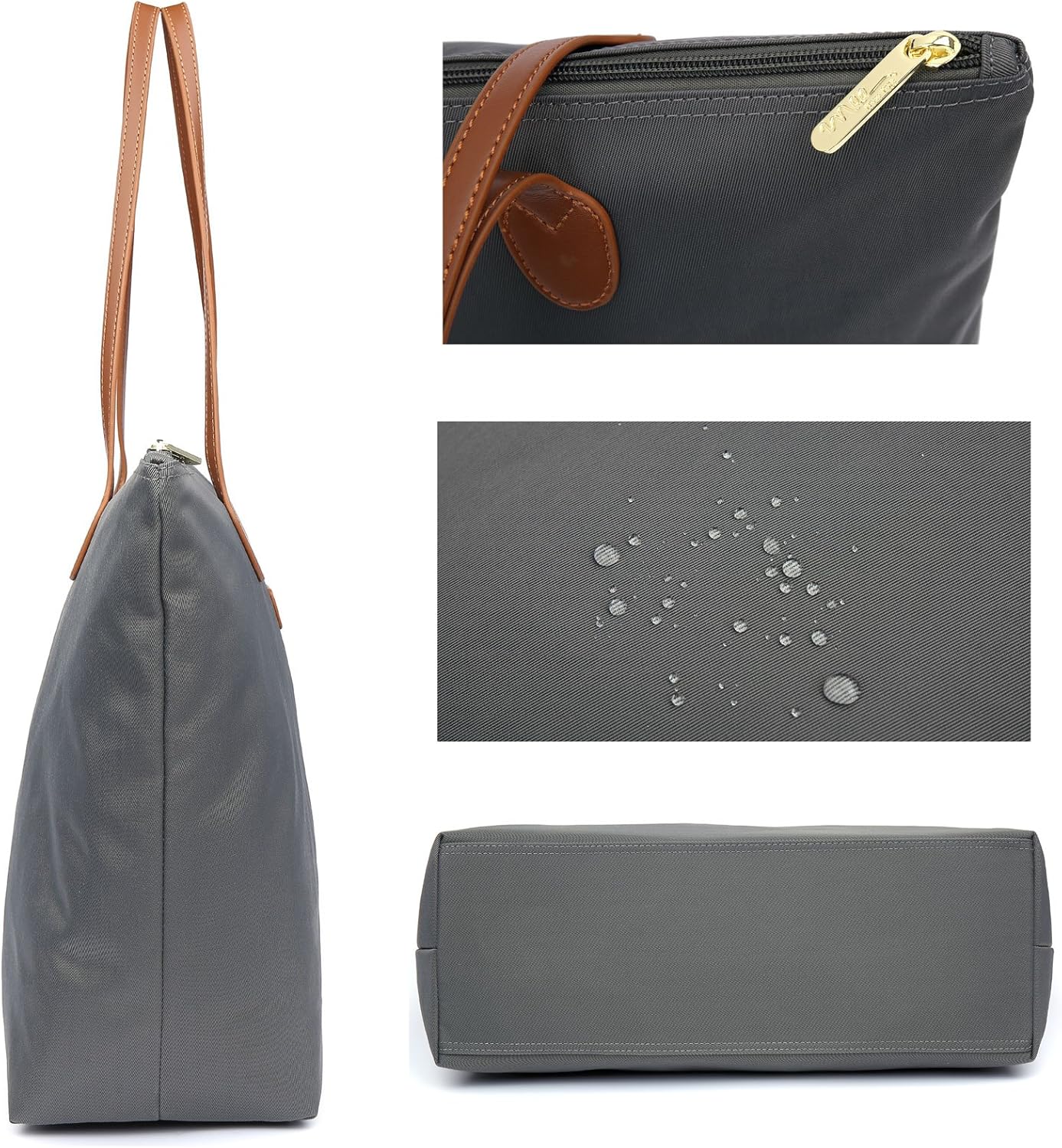 Water Resistant Light Weight Nylon Tote Bag Handbag