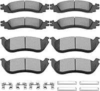 Vista 21 de SCITOO - Juego de 8 pastillas de freno de cerámica, juego de 8 pastillas de freno para Ford Explorer 2002-2005 para Mercury Mountaineer 2002-2005