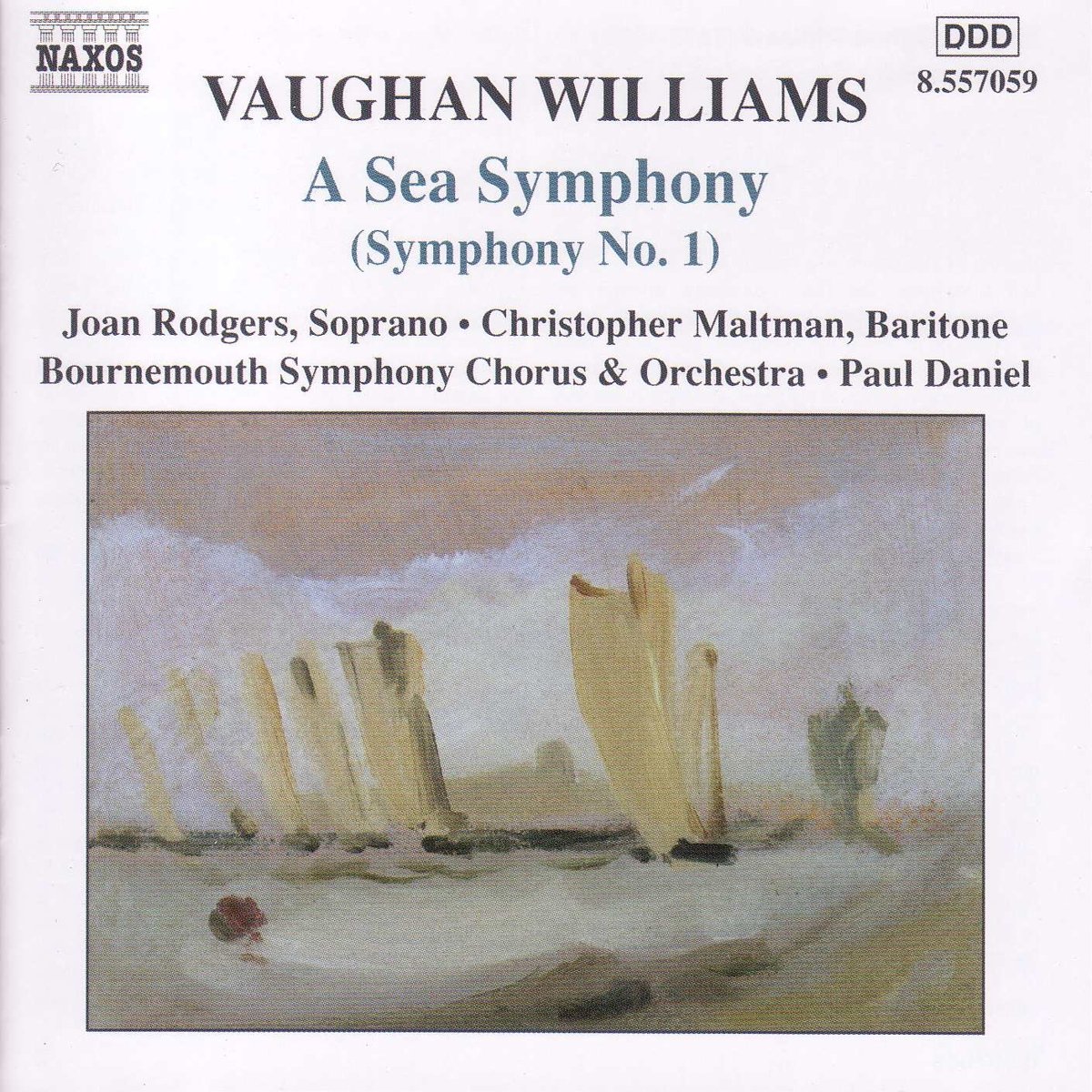 8557059 Rodgers:maltman:bourne So Vaughan Williams: Symphony No. 1 CD 8557059