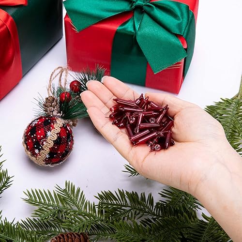 Miniatura 9 de EBaokuup 100 mini bombillas de repuesto de Navidad, luces de Navidad de repuesto rojas de 2.5 voltios, bombillas de repuesto para árbol de Navidad