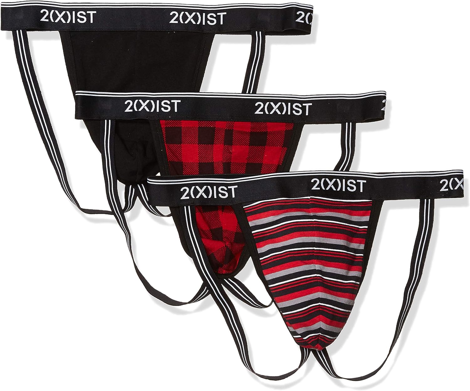 Amazon.co.jp: 2xメンズ ジョックストラップ コットンストレッチ3