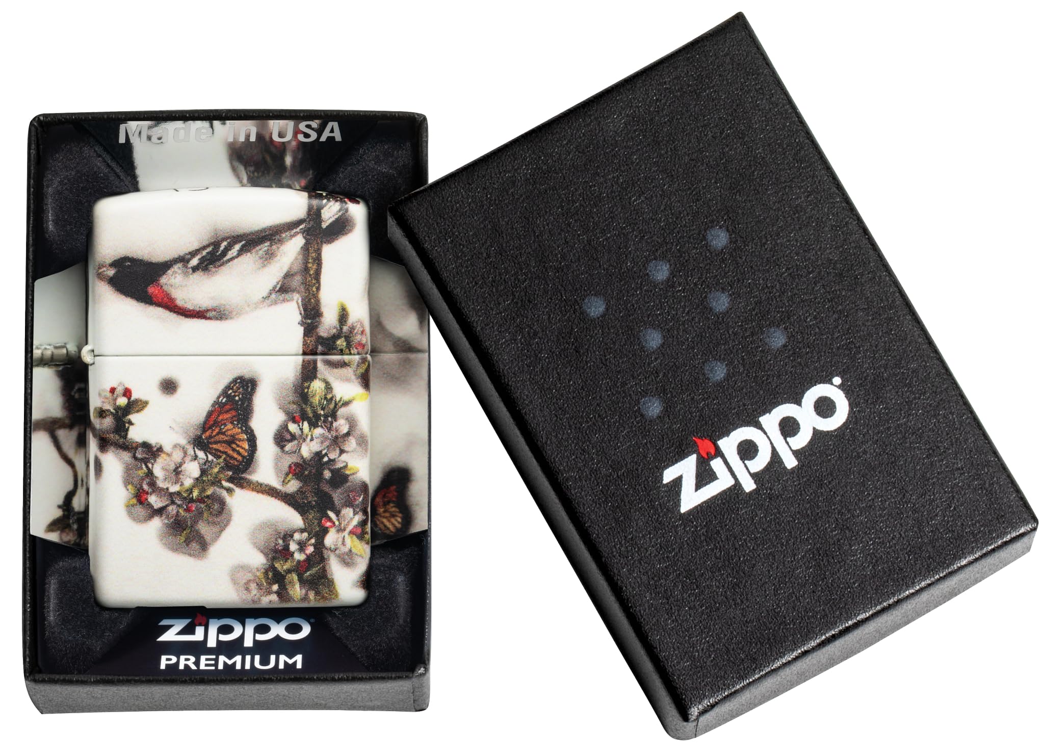 Zippo Spazuk Accendino antivento con stampa colorata, ricaricabile, design antivento, confezione regalo, prodotto negli Stati Uniti, colore 540°
