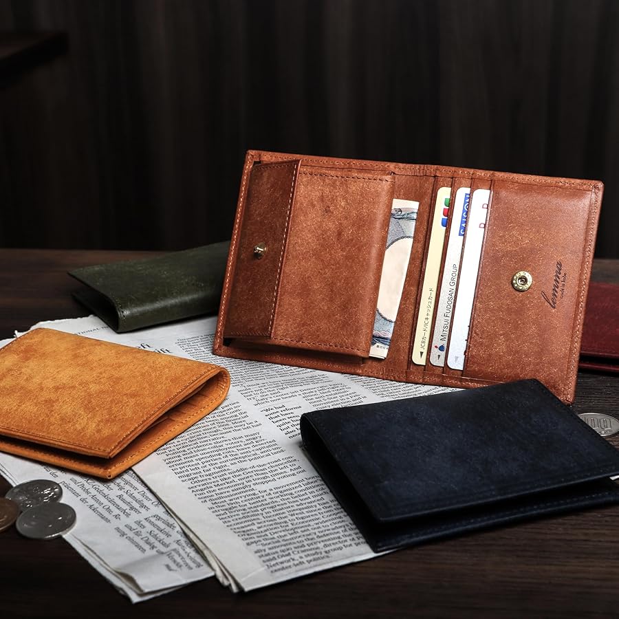 Amazon | [lemma] [レンマ] 財布 二つ折り財布 メンズ レディース