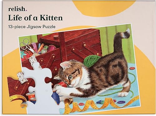 Miniatura 9 de Relish - Rompecabezas de demencia para adultos - Rompecabezas de 13 piezas para cachorros - Actividades y regalos para personas mayores con Alzheimer