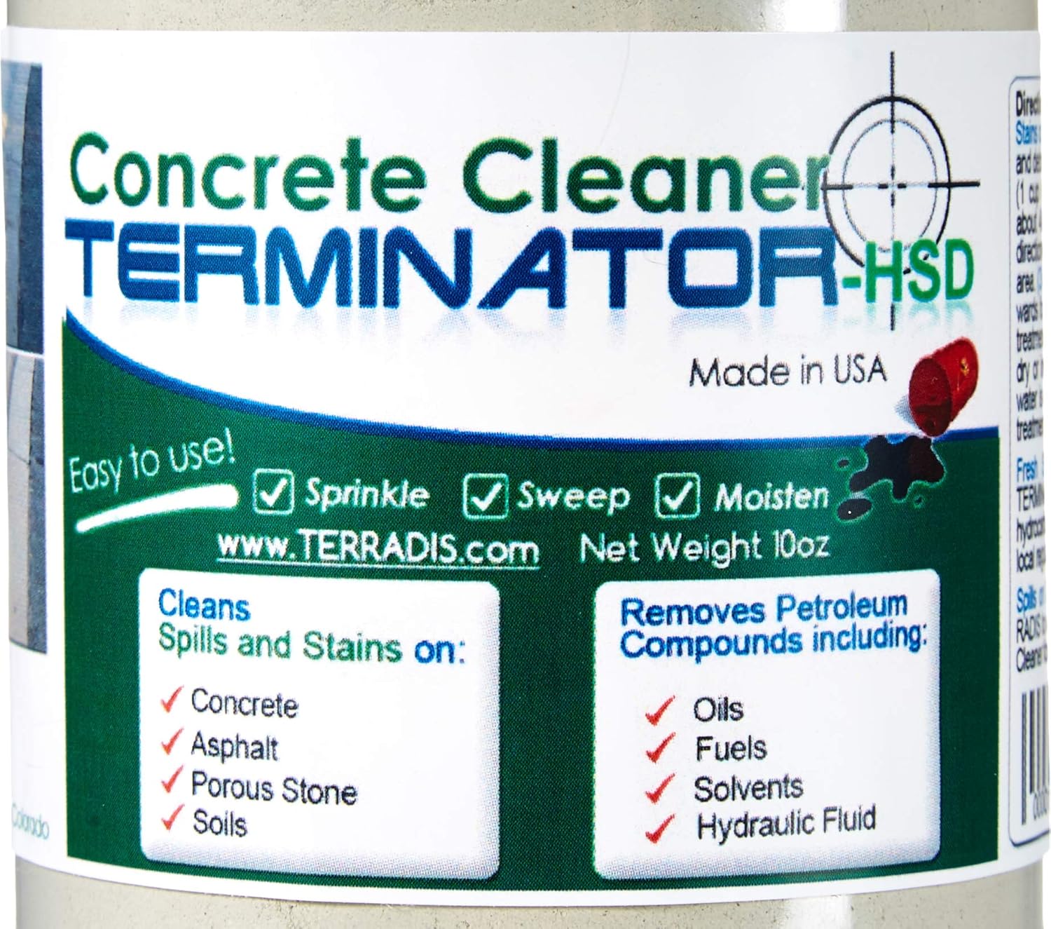 Buy Concrete Oil Stain Remover and Cleaner TerminatorHSD EcoFriendly