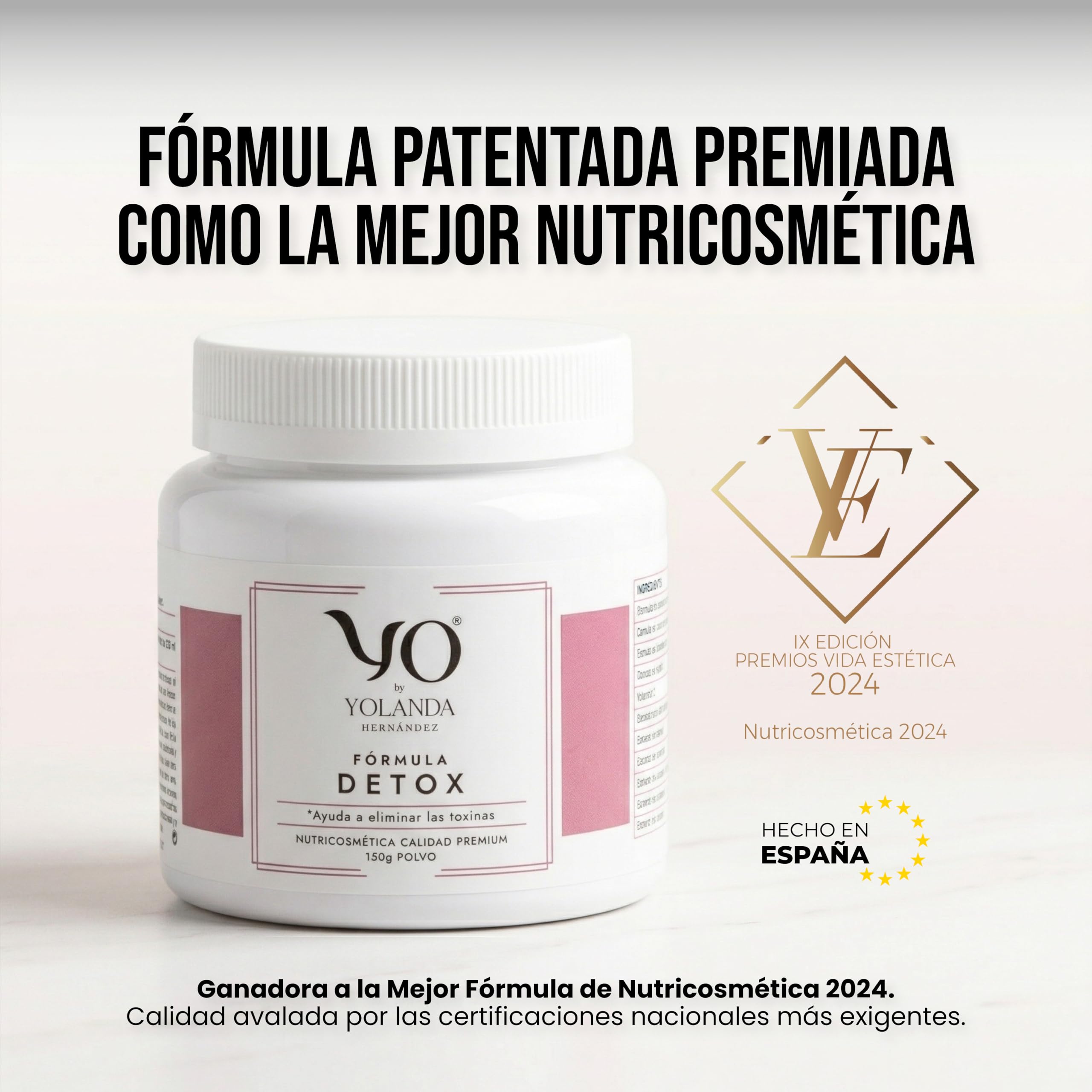 YO Fórmula Détox | Bebida Drenante en Polvo | Depuración y Quema Grasa | Extracto de Higo Chumbo y Alcachofa con Vitamina C | Sabor agradable 150 Gramos (Fórmula Detox)